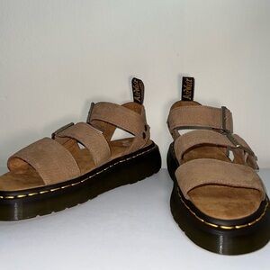 GRYPHON. Tumbled Nubuck Sandals